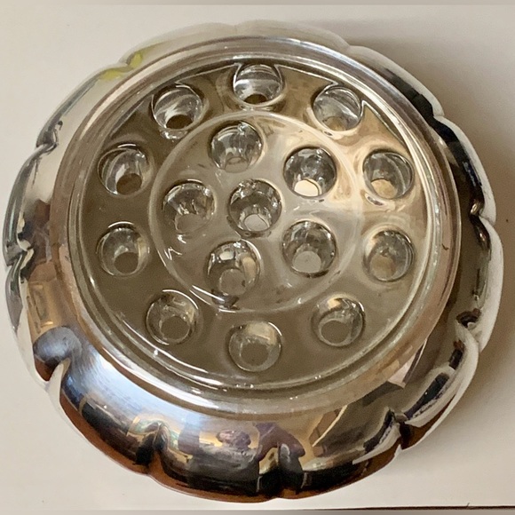 Vintage Primrose E P Copper Silver Plated Rose Bowl with Removable Holed Cover - Picture 14 of 16